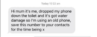 Scam via Text messages
